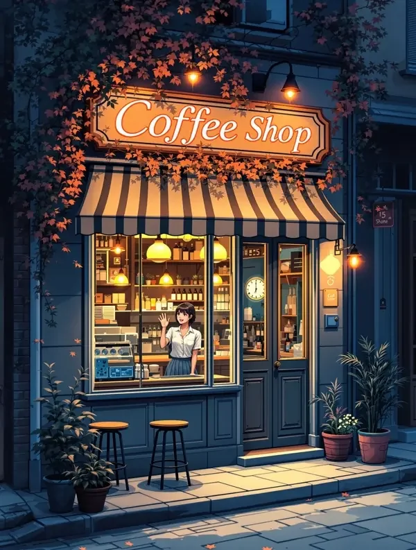 时空旅人的咖啡店 漫画封面